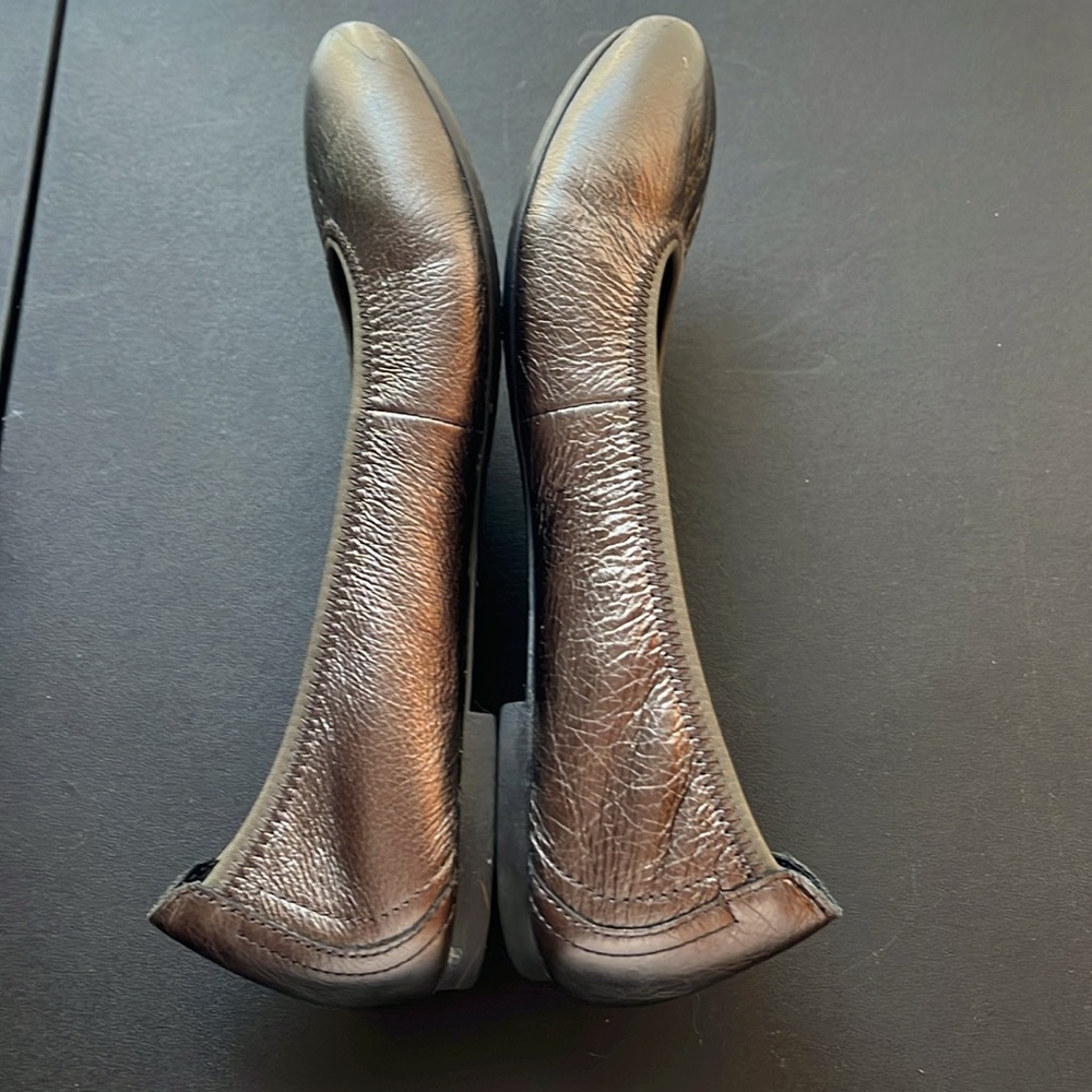 BORN Bronze Ballet Flats Comfort Leather Size 9 - Picture 4 of 8